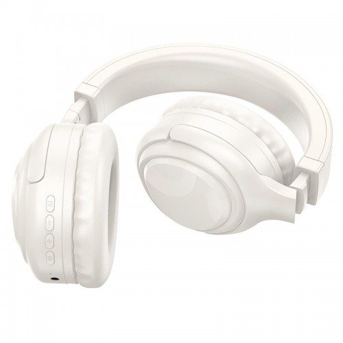 Наушники HOCO Focus BT headphones W48 |BT5.3, AUX/BT/TF, 46h| white
