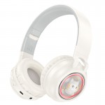 Наушники HOCO Cute fun BT headphones W50 |BT5.3, AUX/TF, 12ч| Молочно-белый