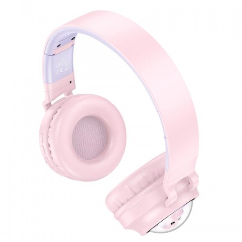 Навушники HOCO Cute fun BT headphones W50 |BT5.3, AUX/TF, 12h| pink