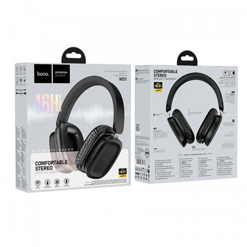 Наушники HOCO Delightful BT headphones W51 |BT5.3. AUX/TF|
