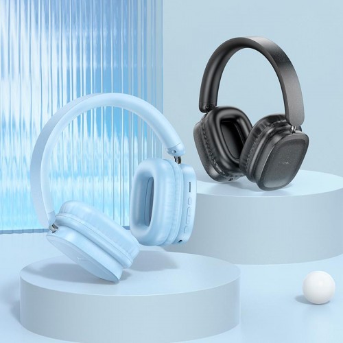 Навушники HOCO Delightful BT headphones W51 |BT5.3. AUX/TF| Milky white