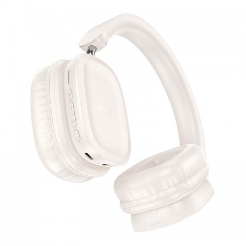 Навушники HOCO Delightful BT headphones W51 |BT5.3. AUX/TF| Milky white