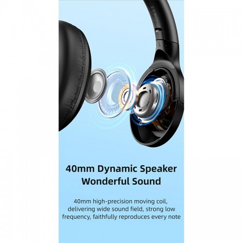 Навушники USAMS Wireless Headphone YH Series YH21 |BT5.3/AUX, 70h| black