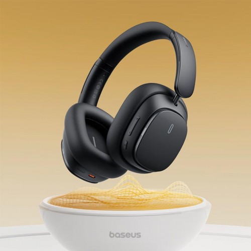 Навушники BASEUS CN Bowie H1 Pro Noise - Cancellation Wireless Headphones |BT5.3, ANC/EQ, 60-80h| black