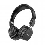 Наушники HOCO Earl BT headphones W56 |BT5.4, AUX, USB-C, 28ч| черные