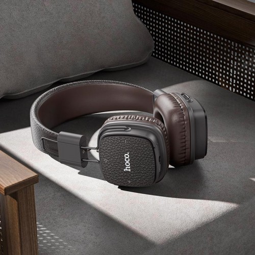 Навушники HOCO Earl BT headphones W56 |BT5.4, AUX, USB-C, 28h| black