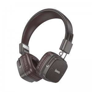 Навушники HOCO Earl BT headphones W56 |BT5.4, AUX, USB-C, 28h| brown