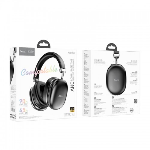 Наушники HOCO Auspicious ANC noise reduction BT headphones W35 Max |BT5.4, TF/AUX, 90h|