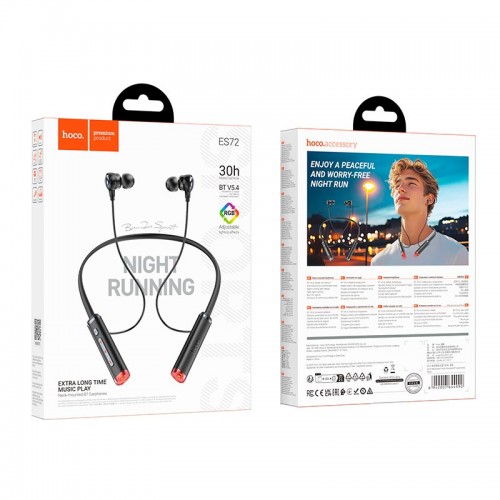 Наушники HOCO Benevolent neck-mounted BT earphones ES72 |BT5.4, 30h|