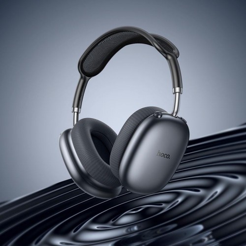 Навушники HOCO Happiness ANC noise reduction BT headphones W55 Plus |BT5.4, 65-90h, AUX/TF| grey