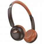 Наушники HOCO Verso retro BT headphones W62 |BT5.4, 30ч| коричневый