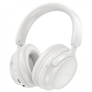 Навушники HOCO Tone BT headphones W53 |BT5.4, 46H, USB-C, AUX| white