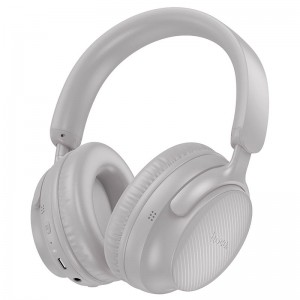 Навушники HOCO Tone BT headphones W53 |BT5.4, 46H, USB-C, AUX| grey