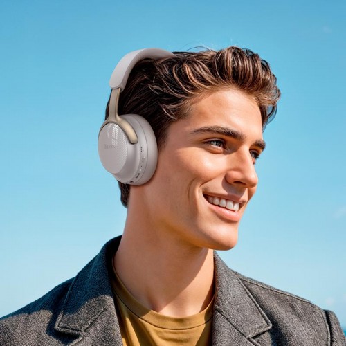 Навушники HOCO Tone ANC BT headphones W53 Plus |BT5.4, 45/90H, USB-C, AUX| grey