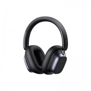 Навушники Baseus Bowie Noise - Cancellation Wireless Headphones H1s |BT5.4, ANC, 60/120h| black