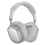 Наушники HOCO Wonderful BT headphones W52 |BT 5.4,AUX/TF, 46ч| серебристые