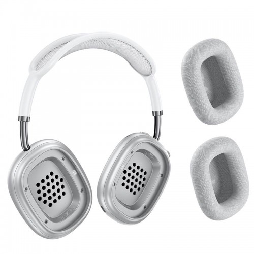 Навушники HOCO Happy ANC BT headphones W65 Plus |BT 5.4, AUX, 32/45h| silver