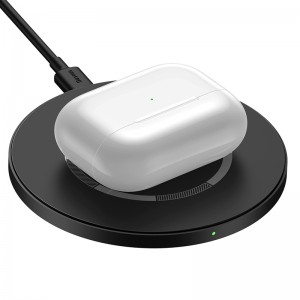 Зврядка Qi BASEUS Simple Magnetic Wireless Charger (suit for IP12) |15W| (WXJK-E02) black
