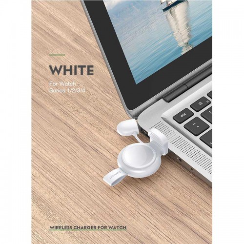 Зарядка Qi USAMS Wireless Charger For Apple Watch US-CC061 |1.5W| white