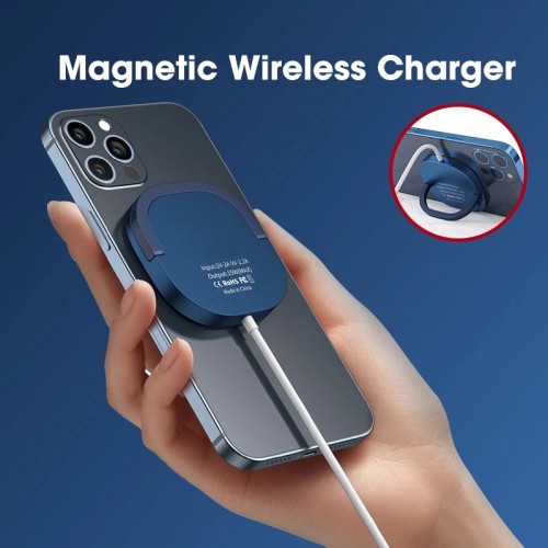 Зарядка Qi 2in1 MagSafe wireless charger with holder JYD-WC92 |15W Max|