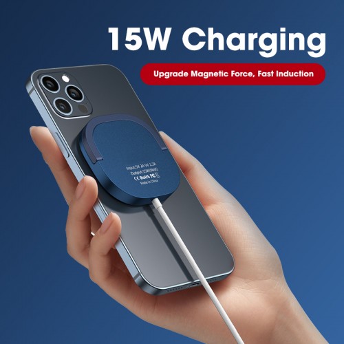 Зарядка Qi 2in1 MagSafe wireless charger with holder JYD-WC92 |15W Max|