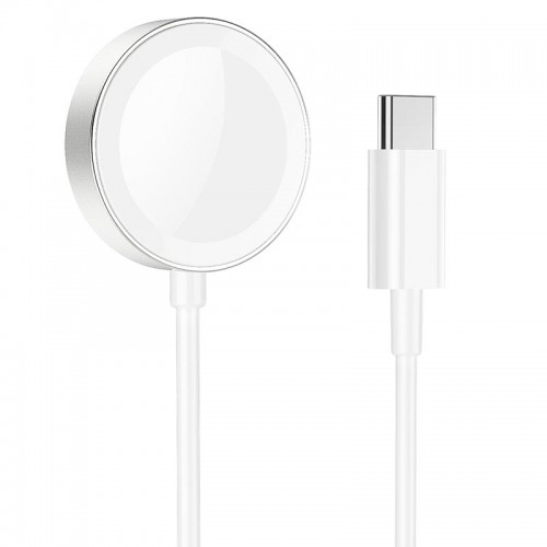 Зарядка Qi Hoco Wireless charger Type-C для iWatch CW39C |1-7/SE Series| white