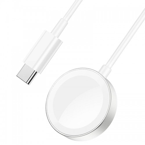Зарядка Qi Hoco Wireless charger Type-C для iWatch CW39C |1-7/SE Series| white