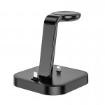 Зарядка Qi HOCO Graceful 3-in-1 charger CW43 |2.1A, 2.5/5W| black