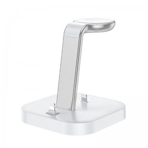 Зарядка Qi HOCO Graceful 3-in-1 charger CW43 |2.1A, 2.5/5W|