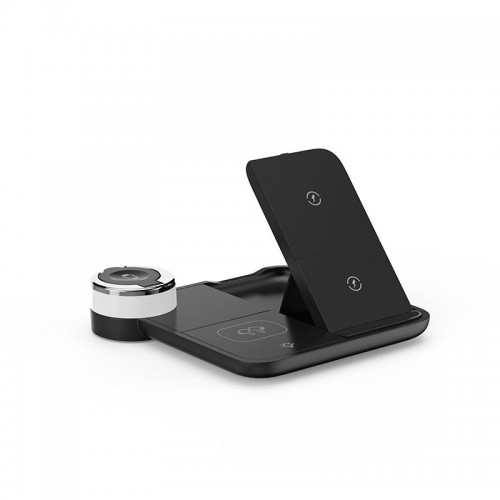 Зарядка Qi 4in1 wireless charger RGB X499 |Phone/Watch/Earphones, 15W Max|