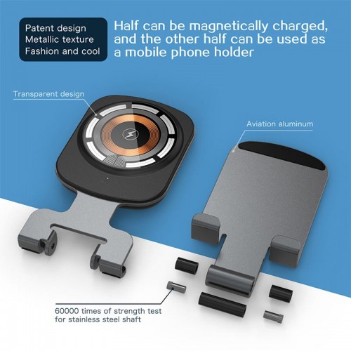 Зарядка Qi 2in1 Magnetic Wireless Charger XYJ T4 |Phone, AirPods|