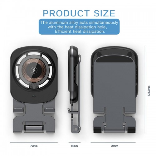 Зарядка Qi 2in1 Magnetic Wireless Charger XYJ T4 |Phone, AirPods|