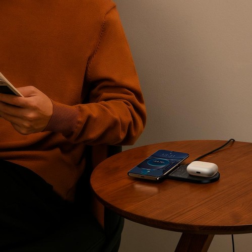 Зарядка Qi Baseus Digital LED Display 2in1 Wireless Charger Universal version |20W| black