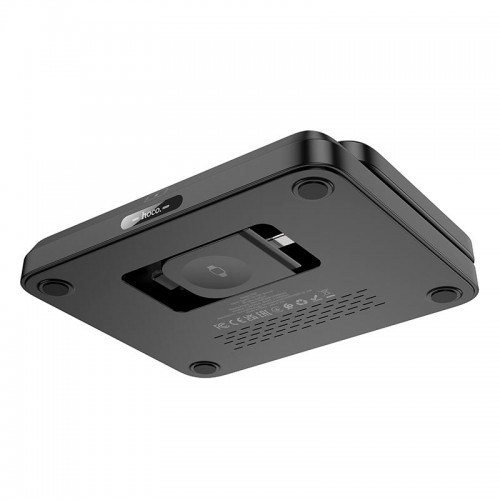 Зарядка Qi Pass folding 3-in-1 wireless fast charger CQ7 (iWatch + SAM) |15W| black