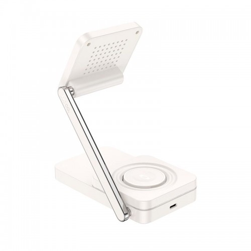 Зарядка Qi Hoco Consuelo folding 3-in-1 wireless fast charger CQ10 |15W| black