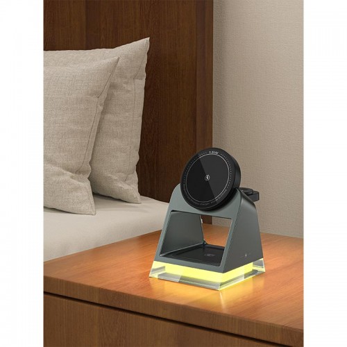 Зарядка Qi 4 in 1 Magnetic Wireless Charger W83 |15W, Phone/AirPods/iWatch|