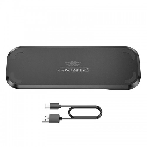 Зарядка Qi HOCO Step 3-in-1 wireless fast charger CQ6 (Samsung Watch) |223 W Total| black
