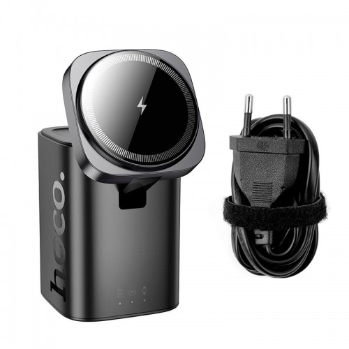 Зарядка Qi HOCO Cq20a Clever Clever PD65W 6-in-1 desktop fast charger black