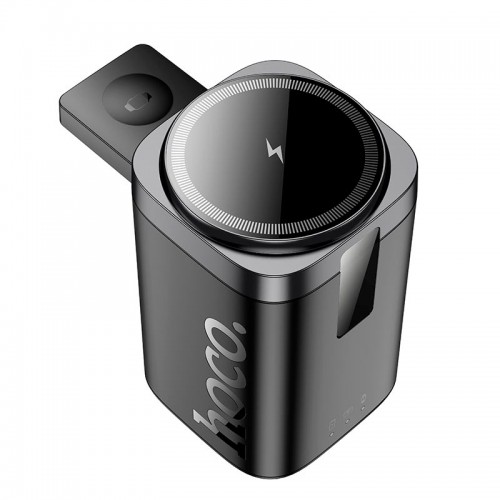 Зарядка Qi HOCO Cq20a Clever Clever PD65W 6-in-1 desktop fast charger black