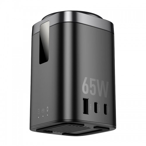 Зарядка Qi HOCO Cq20a Clever Clever PD65W 6-in-1 desktop fast charger black