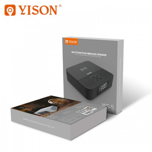 Акустика YISON with Qi Charger WS-5 |3W*2| black