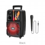 Акустика-караоке HOCO Dancer outdoor wireless speaker BS37 |3Hours, BT5.0, TWS, AUX/FM/USB| черный
