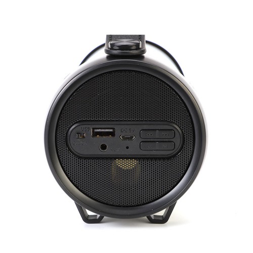 Акустика Bluetooth Beecaro with RGB Light RX33D |BT5.0, 7.5/8.5W, FM, AUX, TF| (230*94*97mm) black