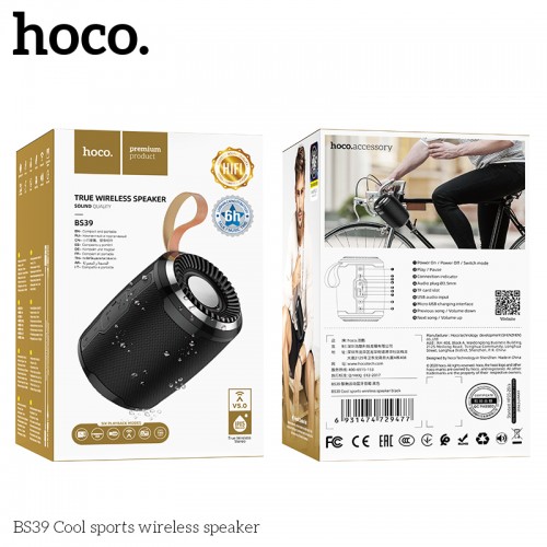 Акустика HOCO Cool sports BS39 |IPX5, TWS, TF/USB/FM, BT5.0|