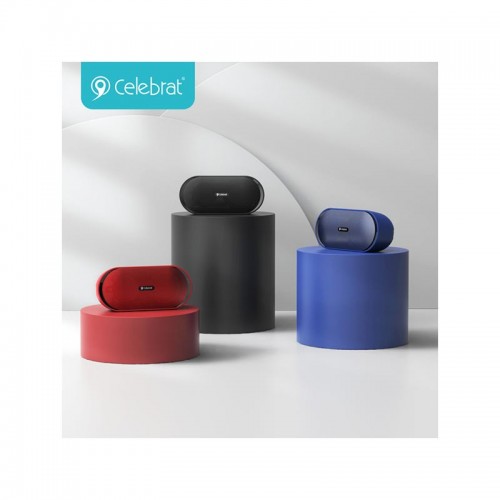 Акустика CELEBRAT TWS SP-2 |IPX7, AUX/TF/BT5.0, 5W| red