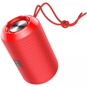 Акустика Hoco Trendy sound sports wireless speaker IPX5 HC1 |BT, TWS, AUX, FM, TF, USB| red