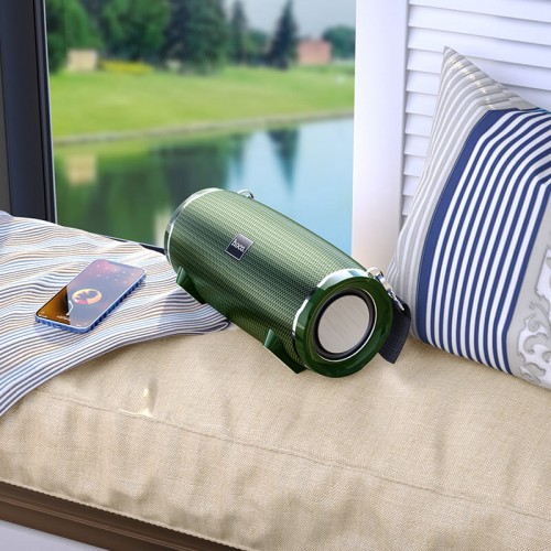 Акустика HOCO Cool Enjoy sports BT speaker HC5 |2x15W, 3.5Hours, BT5.0, AUX, FM, TF, USB, 3600mAh| blue