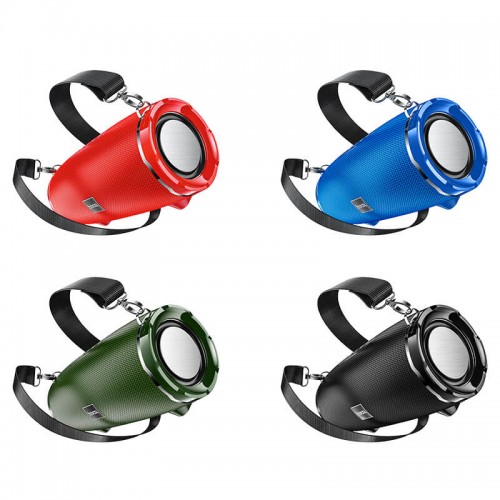 Акустика HOCO Cool Enjoy sports BT speaker HC5 |2x15W, 3.5Hours, BT5.0, AUX, FM, TF, USB, 3600mAh| blue