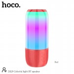 Акустика Hoco Colorful light BT speaker DS29 |BT5.0, AUX, FM, TF, USB| red