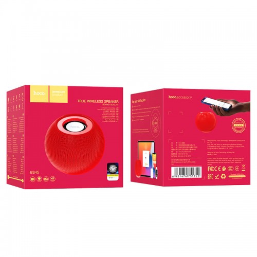 Акустика Hoco Deep Sound sports BT speaker BS45 |BT5.0, TWS, FM, TF| black